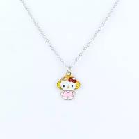 Подвеска Хеллоу Китти в желтой шляпе на цепочке Hello Kitty. Voropaeva11