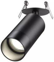 Встраиваемый светильник Novotech Slim 370873, GU10, 9Вт, кол-во ламп:1шт., Черный