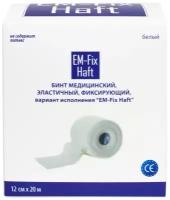 EM-Fix Haft / ЭМ-Фикс Хафт - самофиксирующийся бинт, 12 см x 20 м, белый