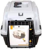 Клиппер-переноска для кошек и собак MPS Skudo 3 40х39х60 см серый/белый 60 см 39 см 40 см 20 кг 2 кг