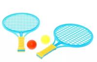 Набор ракеток «Крутой теннис», 2 ракетки, 2 шарика, цвет микс