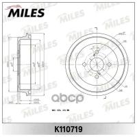 Барабан Тормозной Toyota Yaris (Trw Db7034) K110719 Miles арт. K110719