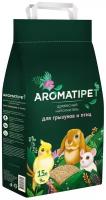 Древесный наполнитель AromatiPet для грызунов и птиц 15л