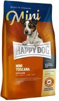 Сухой корм для собак Happy Dog Supreme Mini Toscana, для мелких пород, утка, 1 кг