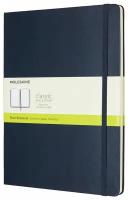 Блокнот Moleskine CLASSIC QP092B20 XLarge 190х250мм 192стр. нелинованный твердая обложка синий