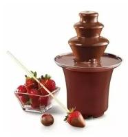 Шоколадный фонтан фондю Chocolate Fondue Fountain Mini 21 см