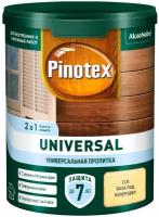 Универсальная пропитка на водной основе 2в1 для древесины Pinotex Universal полуматовая (0,9л) бесцветный и под колеровку