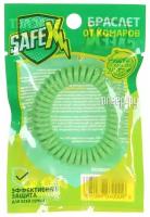 SAFEX Браслет антимоскитный SAFEX, пружинка, №1, зеленый, 1 шт