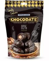 Финики с миндалем в горьком шоколаде «Chocodate» 100 грамм