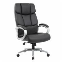 Кресло руководителя Brabix Premium Blocks HD-008 до 200 кг, экокожа, черное 531944