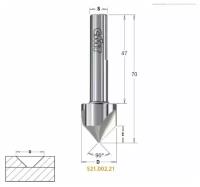 Зенкер для присадочных станков Z3 S=10x47 D=19,5x9x70 RH