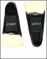Ласты для бассейна CLIFF р.33-35, BF11 чёрно-белые