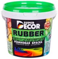 Краска резиновая SUPER DECOR BALTICOLOR, Белая 1кг