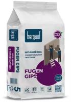 Шпатлевка Бергауф Fugen Gips, 5 кг для стен и потолка финишная, универсальная гипсовая шпаклевка