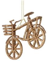 Елочная игрушка Magic Time Велосипед 89115/89116, 8.5 см