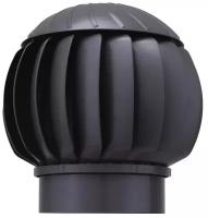Ротационная вентиляционная турбина Нанодефлектор РВТ-160, для вытяжной и кровельной вентиляции, диаметр 160 мм, цвет серый графит