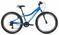 Велосипед FORWARD JADE 24 1.0 алюм. синий/бирюзовы рама 12