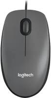 Мышь проводная Logitech M90 Grey (USB1.1, оптическая, 1000dpi, 2but) (910-001793)