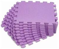 Коврик-пазл (мягкий пол) 29х29х0,8см (10шт), фиолетовый