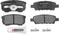 Тормозные колодки дисковые задние MARSHALL M2624014 для Chrysler Sebring (JS) 07-, Mitsubishi Lancer VIII 08- // кросс-номер TRW GDB3341