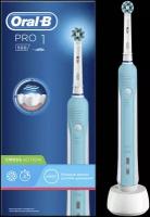 Электрическая зубная щетка Oral-B PRO 500 CrossAction D16.513.U, light bluе