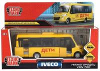 Машинка Технопарк Автобус IVECO DAILY VSN-700 Дети 15 см
