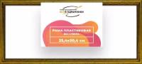 Рама багетная 25x50 для картин на холсте, пластиковая, без стекла и задника, ВсеПодрамники