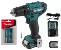 Дрель-шуруповерт Makita DF333DAX13, 12 В Li-Ion 2x2 Ач