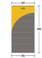 Спальный мешок Tramp Airy Light правый TRS-056R