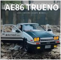 Коллекционная модель Toyota AE86 Trueno 1:24 (металл, свет, звук)
