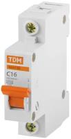 Автоматический выключатель TDM ELECTRIC ВА 47-63 1Р (C) 4,5kA 16 А
