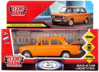 Машина Технопарк ВАЗ-2106 Жигули Оранжевый 12 см 2106-12-OG