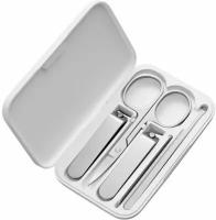 Набор Xiaomi Nail Clipper Five Piece Set, белый/серебристый, 5 предметов