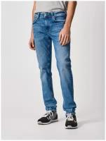Джинсы мужские, Pepe Jeans London, артикул: PM206323, цвет: голубой (WR3), размер: 28/34