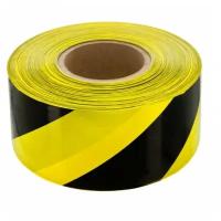 Лента оградительная Эконом 200м, 75мм, 35мкм, желто-черная