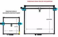 Комплект для расширения рабочей зоны лазерного мини-станка TS55 бренда TWO TREES