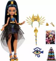 Monster High Cleo De Nile Doll In Monster Ball Party Dress With Accessories - Кукла Монстер Хай Клео Де Нил с аксессуарами HNF70