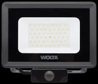 Прожектор светодиодный WOLTA WFL-50W/06S 50Вт 5700K IP65 4500лм с Датчиком 207*193*40