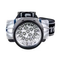 Camelion LED5323-19Mx (фонарь налобн, металлик,19 ультра ярк LED, 4 реж, 3XR03 в компл, пласт, блис)