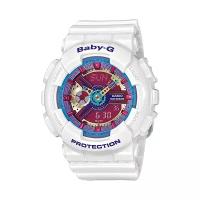 Наручные часы CASIO Baby-G, белый, красный