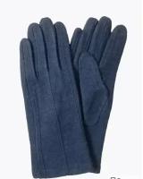Перчатки женские кашемировые осенние сенсорные тонкие теплые синий